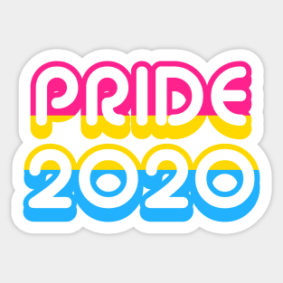 Pansexual Pride Flag 2020 Sticker
